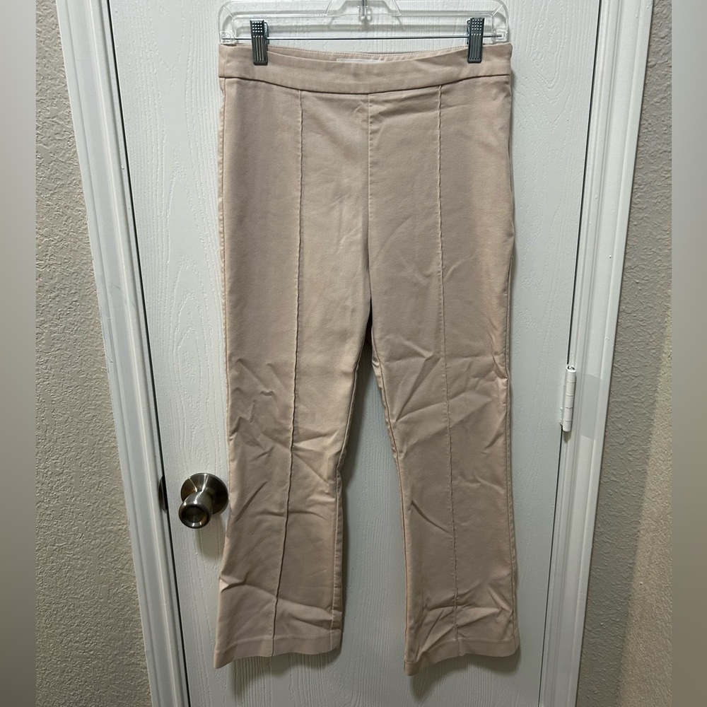 MNG by mango tan khaki dress pant size 6
